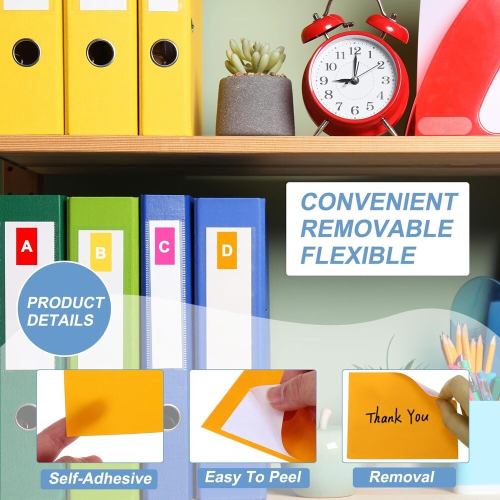 1579 Printing Color Coding Labels 4 x 3.33 Inch, 150 Pcs Rectangular - Picture 5 of 7